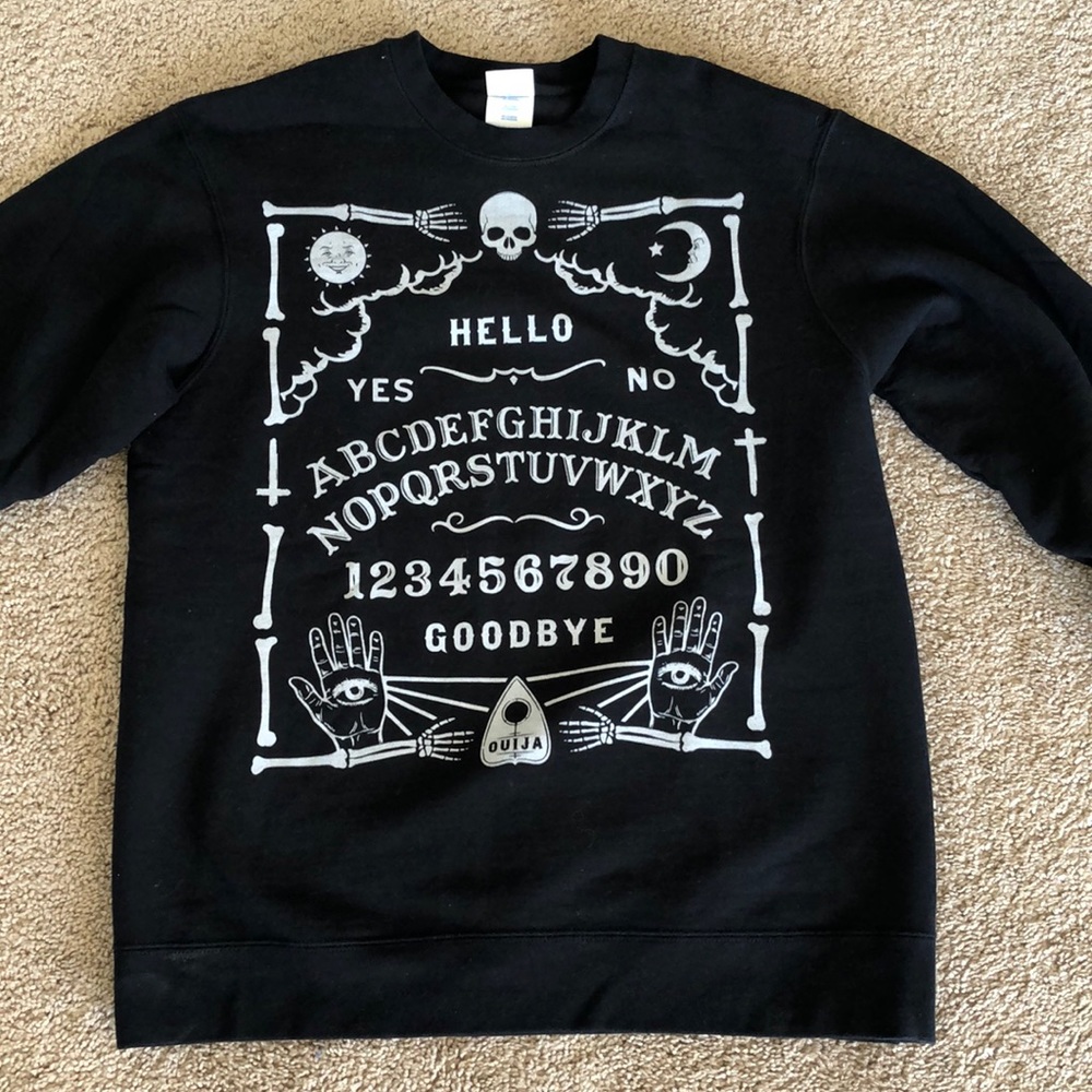 Ouija Board Black Sweatshirt